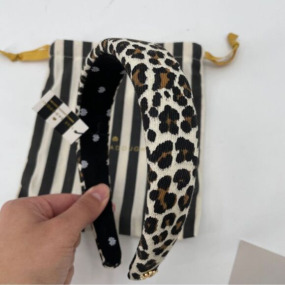 ~Lele Sadoughi Women’s Animal Print Headband w/Pouch NWT - Picture 3 of 7